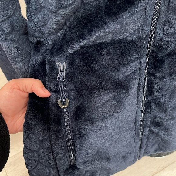 Navy Soft Fleece Zip Jacket - Picture 6 of 9